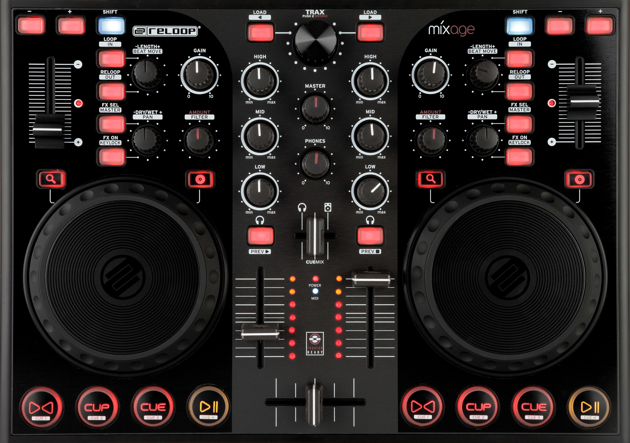 Reloop Mixage IE (top view)