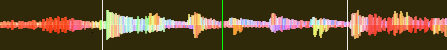 A waveform at a good level